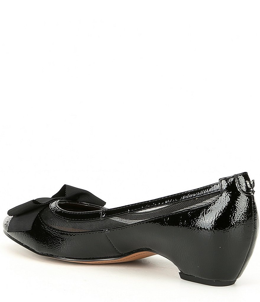 Trotters Kari Pearlized Leather Block-Heel Pumps