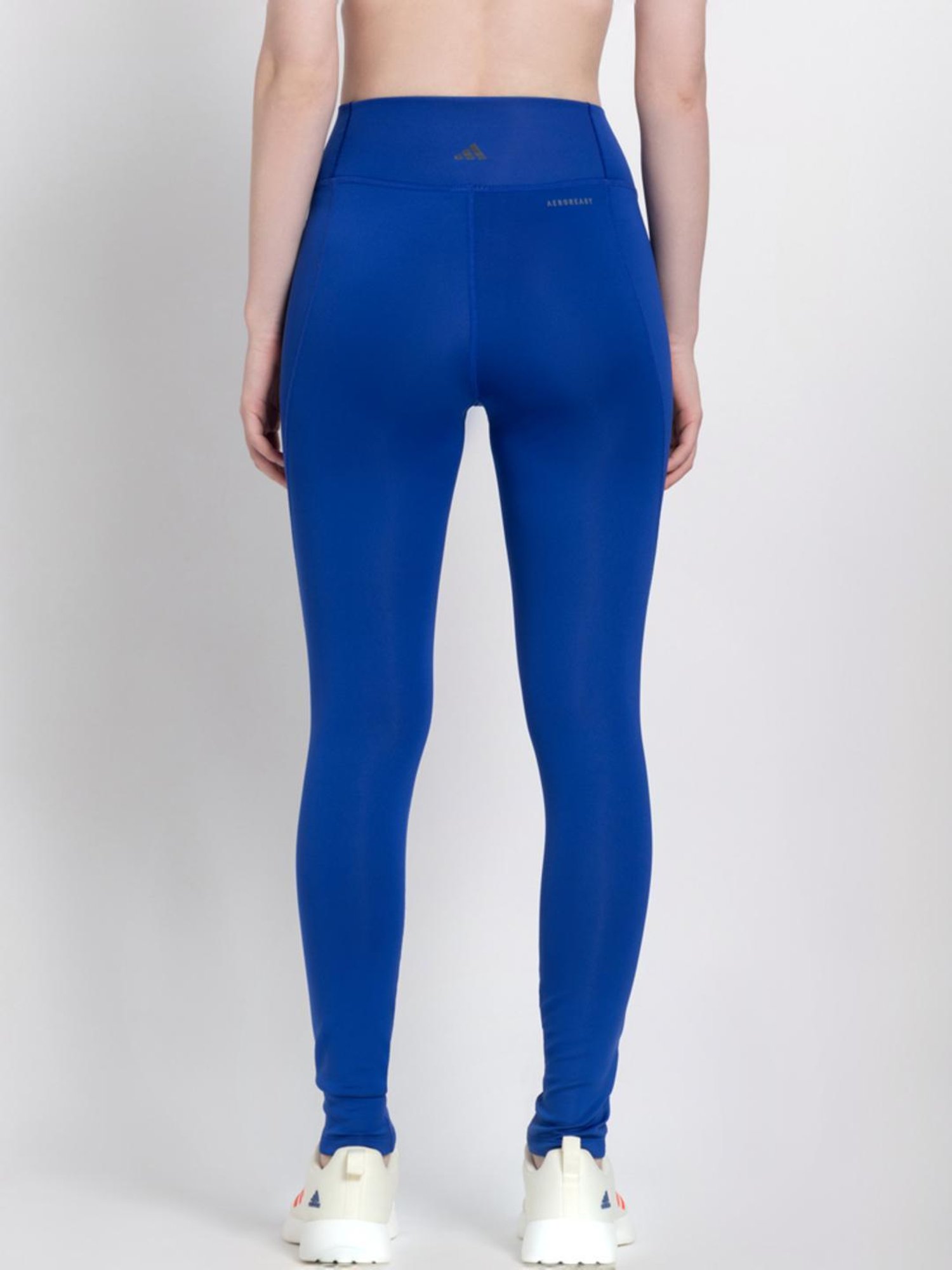 adidas Blue Mid Rise Sports Tights