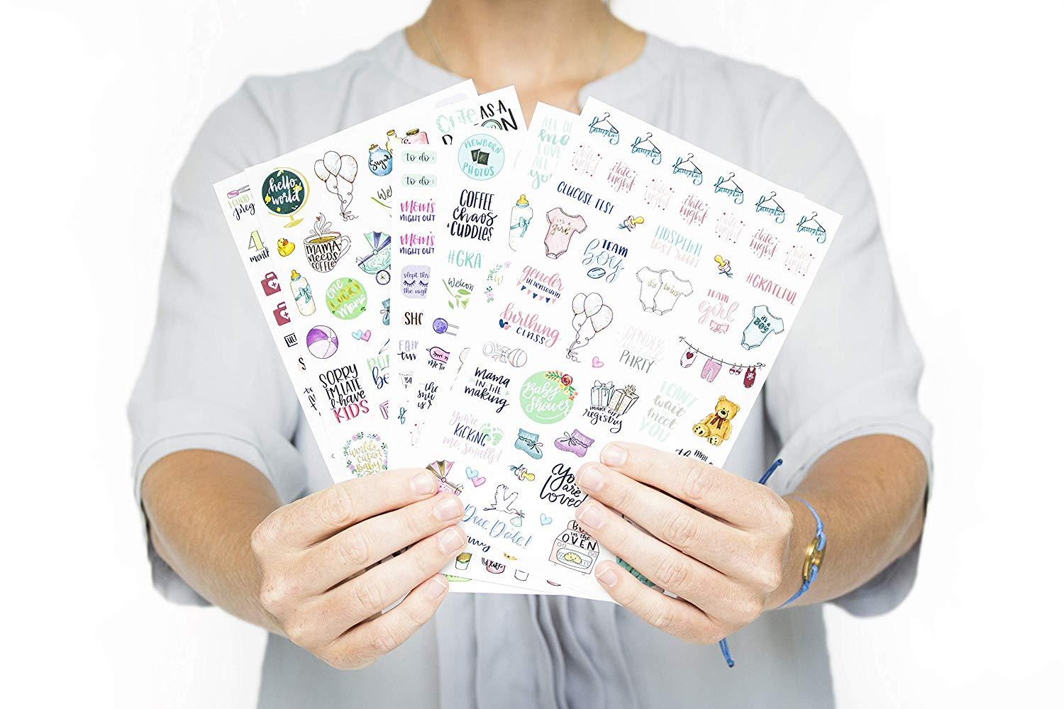 bloom daily planners New Pregnancy & Baby's First Year Planner Sticker Pack - 350 Stickers!