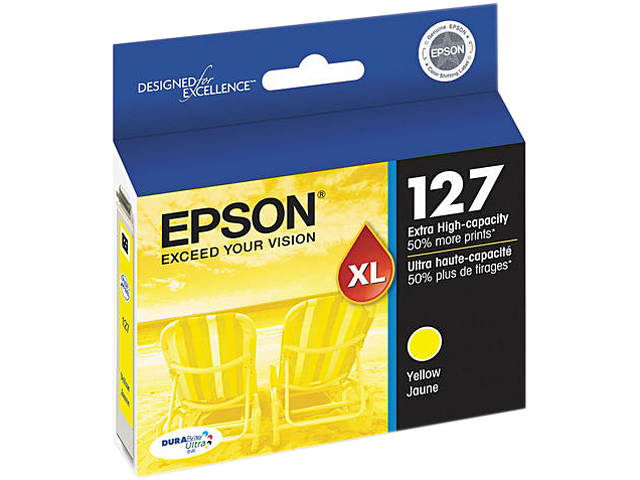 EPSON DURABrite Ultra 127 T127420S Ink Cartridges - Yellow