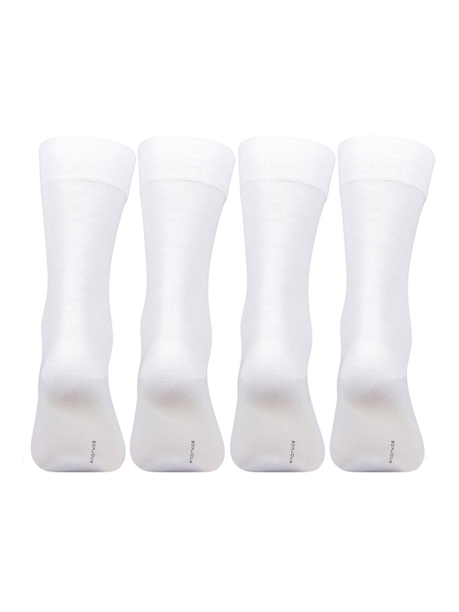Bonjour White Socks - Pack of 4