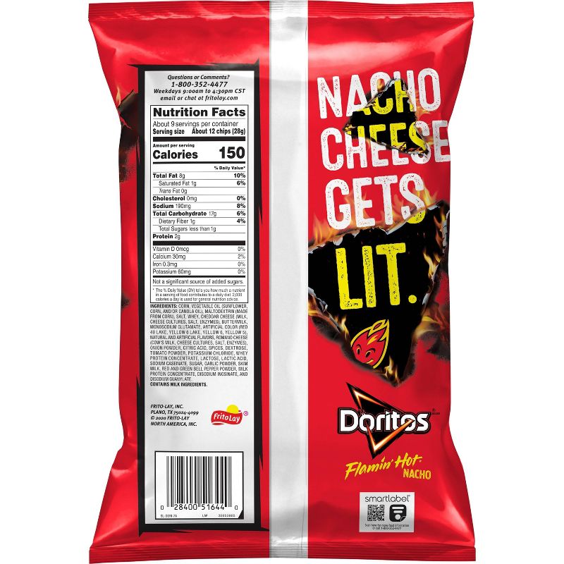 Doritos Flamin' Hot Nacho Cheese Tortilla Chips - 9.75oz