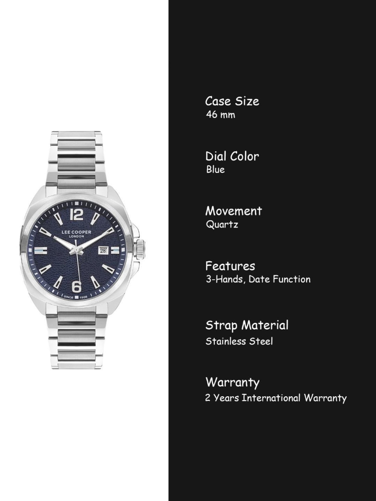 Lee Cooper LC07839.390 Analog Watch for Men