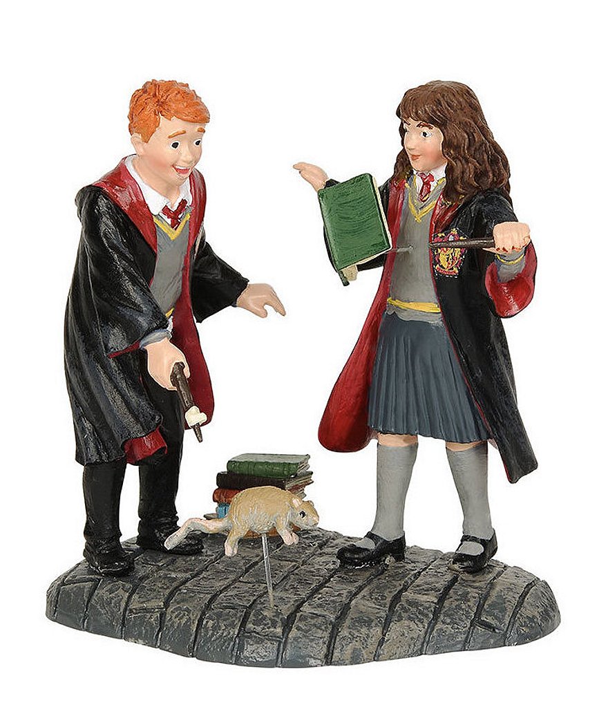 Department 56 Harry Potter Wingardium Leviosa Ron & Hermione Figurine