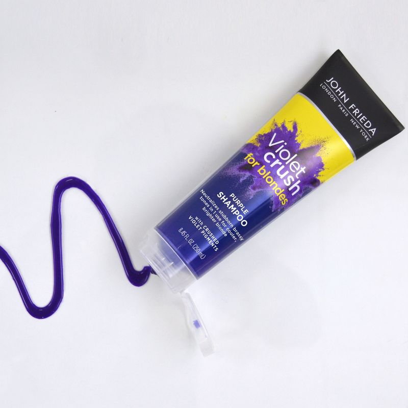John Frieda Violet Crush Purple Shampoo for Blonde Hair - 8.3 fl oz