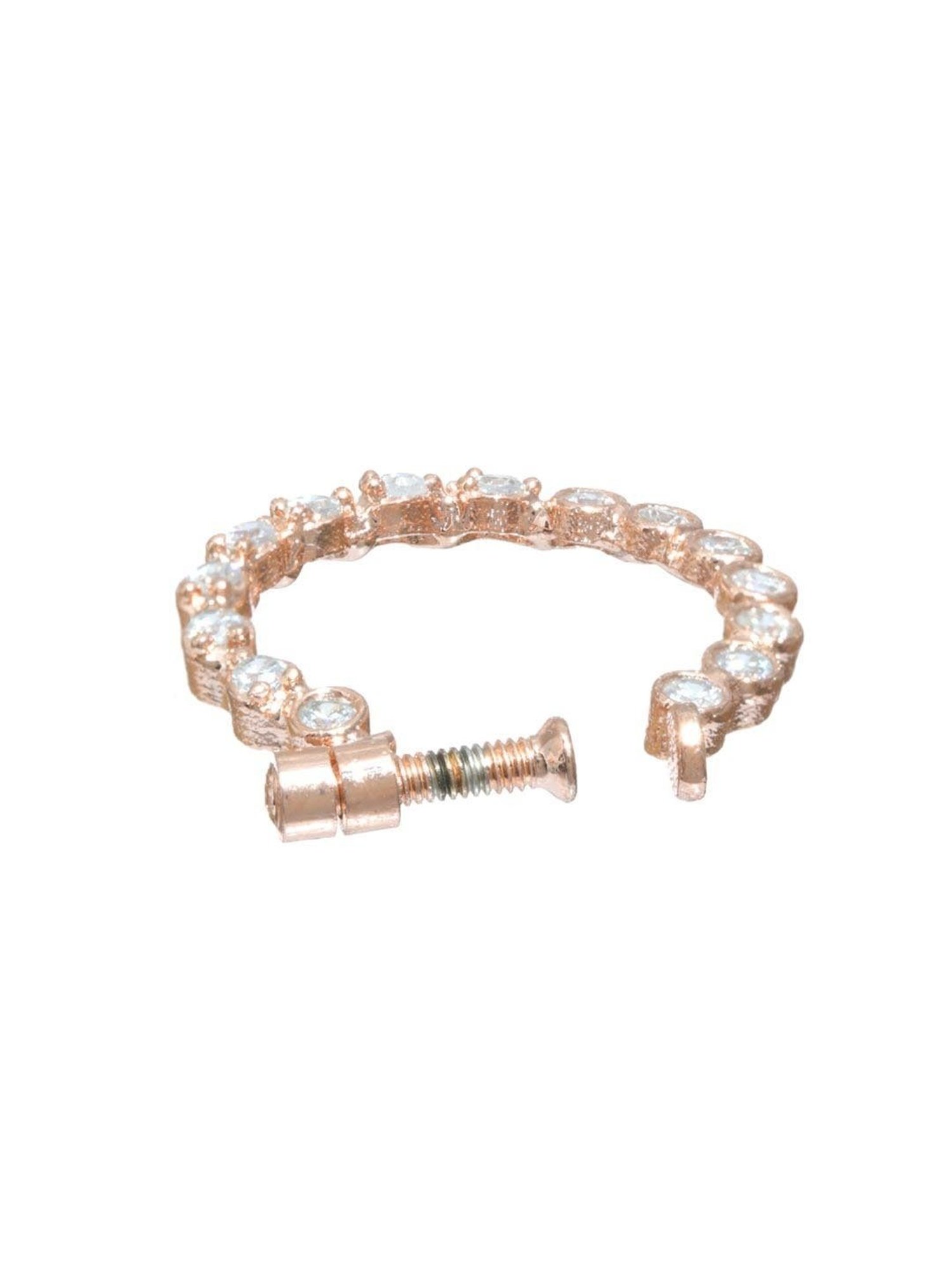 Teejh Aahna Silver Nose Ring