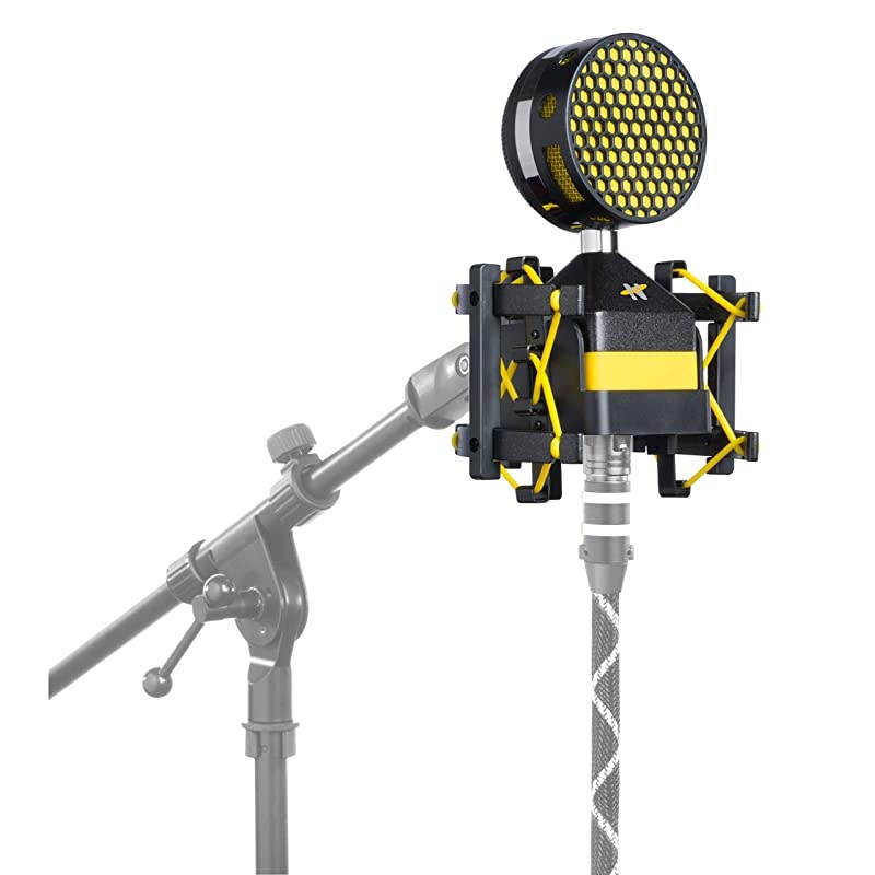 Worker Bee Cardioid Solid State Condenser Microphone with Pop Filter and Shockmount