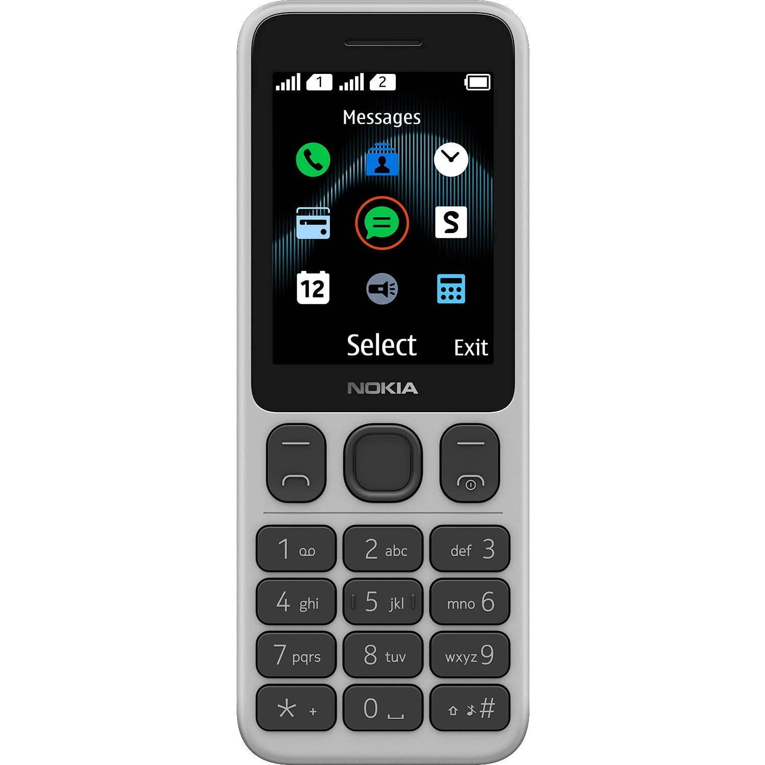 Nokia 125 Dual-SIM 4MB (GSM Only | No CDMA) Factory Unlocked 2G GSM Cell-Phone (Black) - International Version