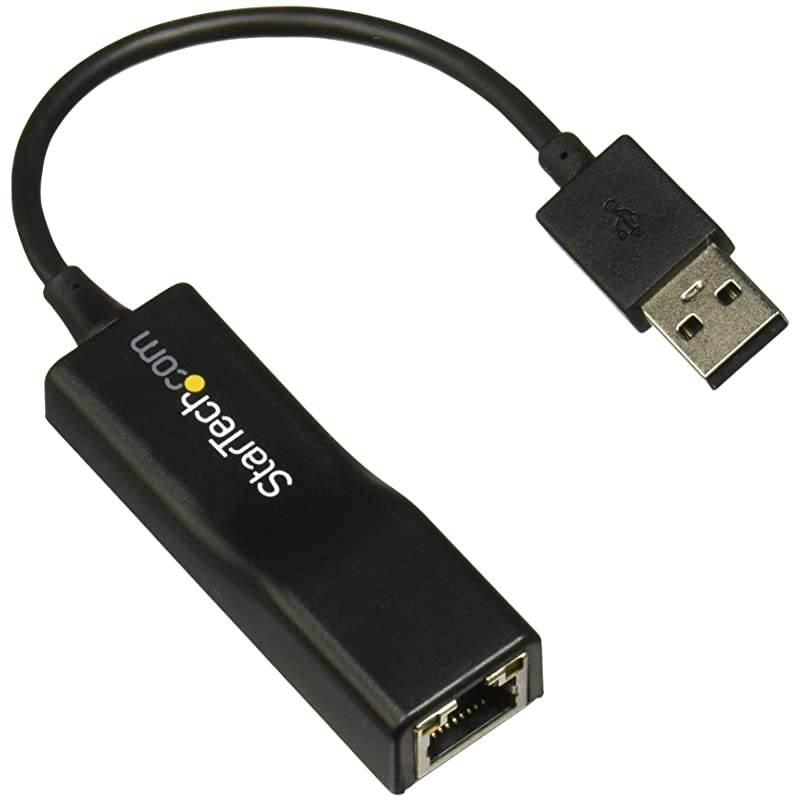 com USB 2.0 to 10/100 Mbps Ethernet Network Adapter Dongle - USB Network Adapter - USB 2.0 Fast Ethernet Adapter - USB NIC (USB2100), Black