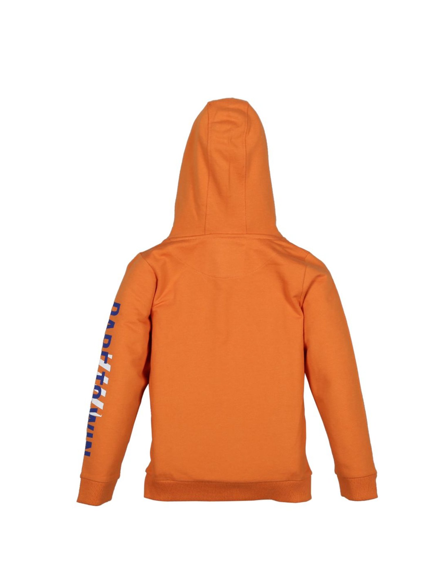 Plum Tree Kids Orange Printed  Hoodies
