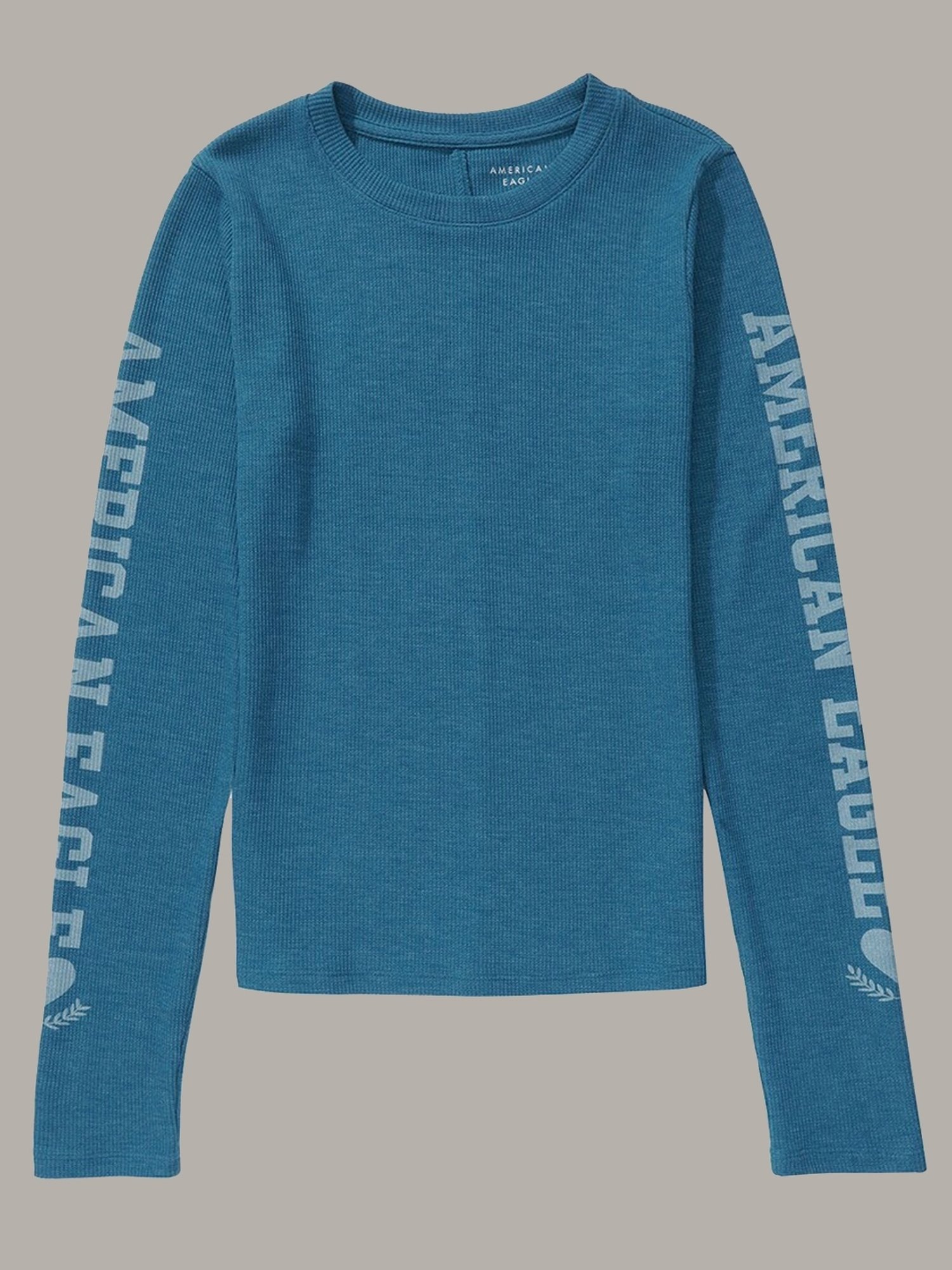 American Eagle Outfitters Blue Printed T-Shirt