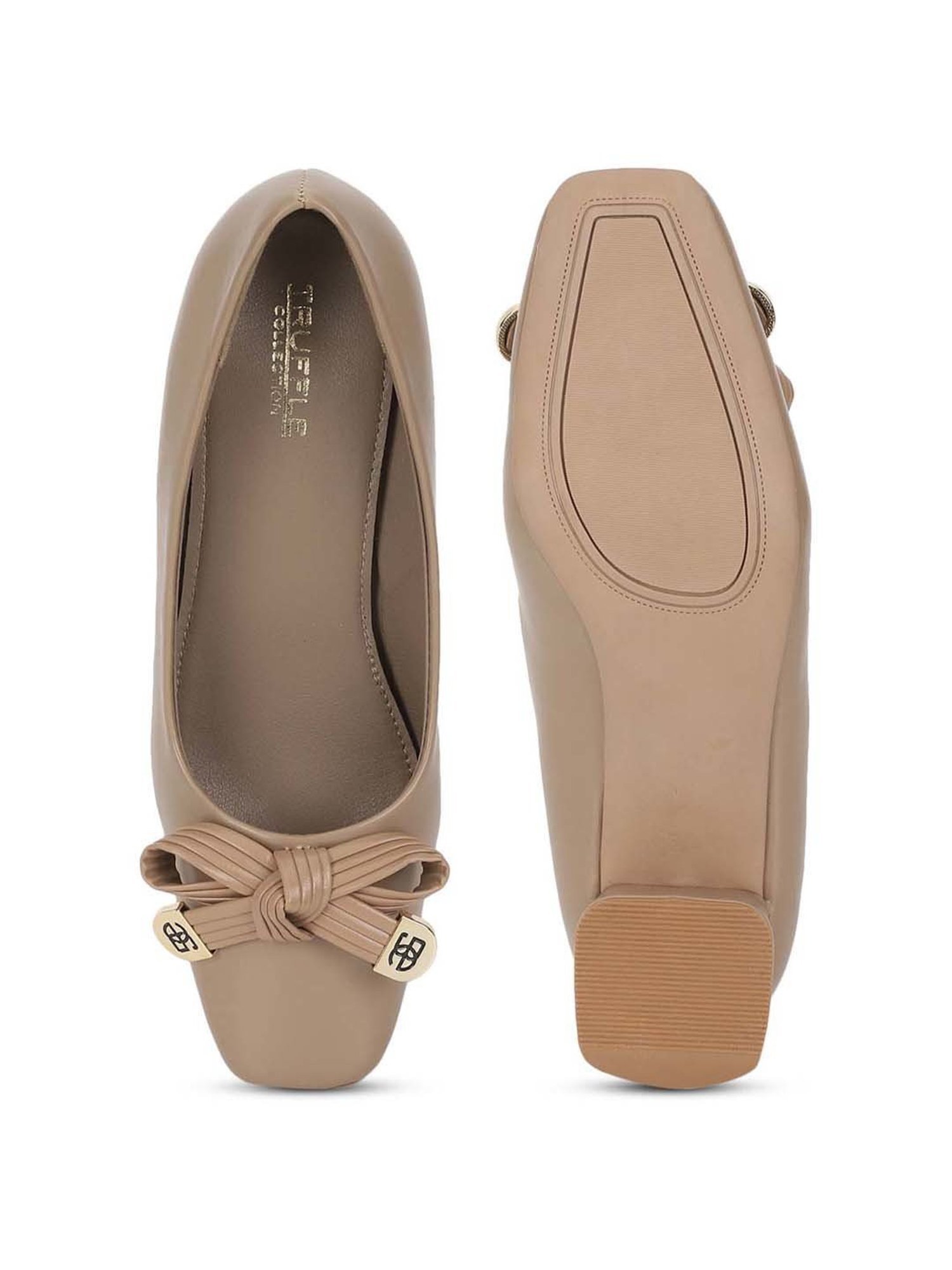 Truffle Collection Women's Beige Casual Pumps