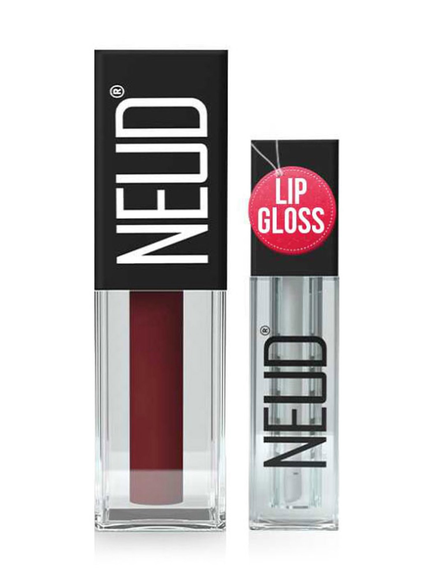 NEUD Matte Liquid Lipstick Mocha Brownie with Free Lip Gloss
