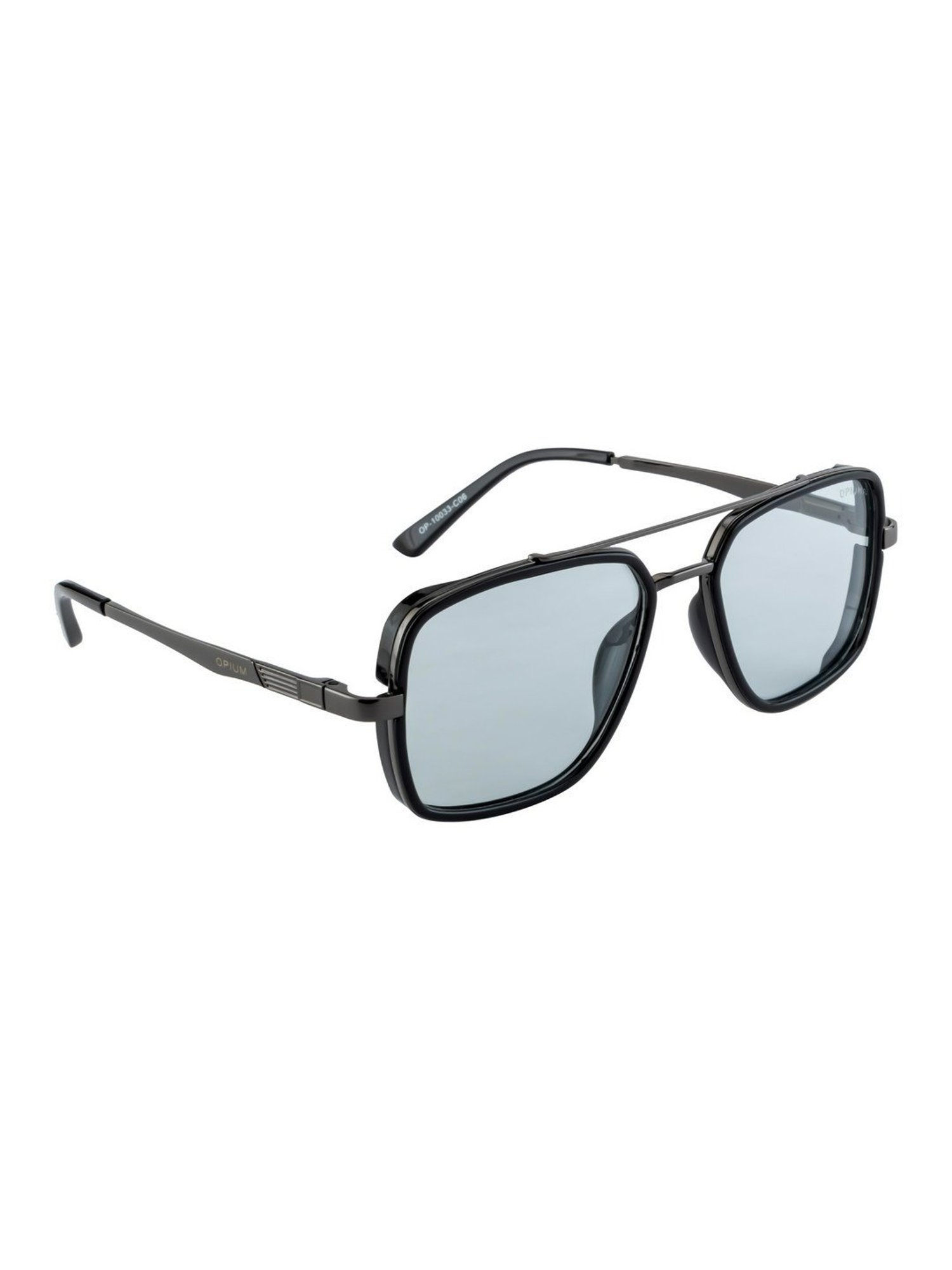 Opium Grey UV Protection Square Sunglasess for Men