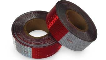 NMC CT2RW-TAPE, CONSPICUITY, RED/WHITE, 2IN X 50YD (1 ROLL)
