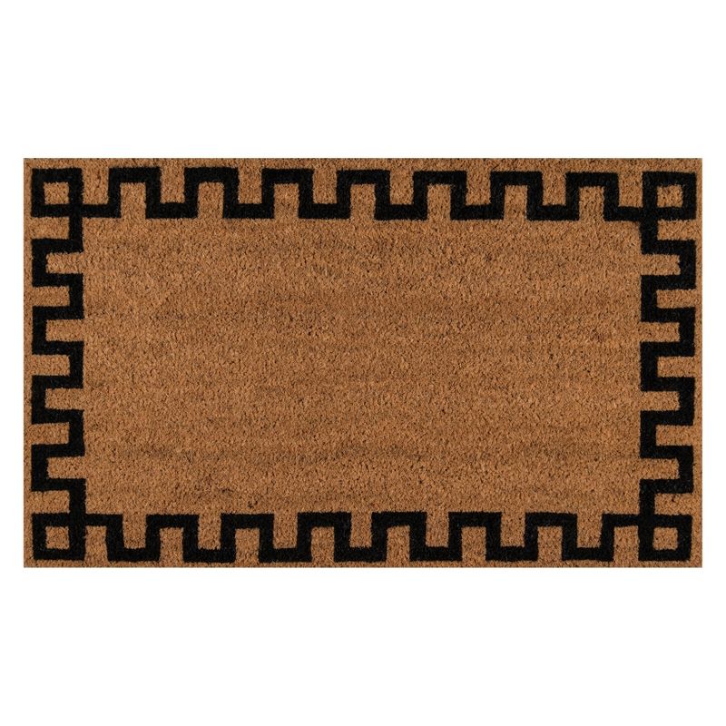 1'6"X2'6" Geometric Woven Door Mat Natural - Erin Gates By Momeni