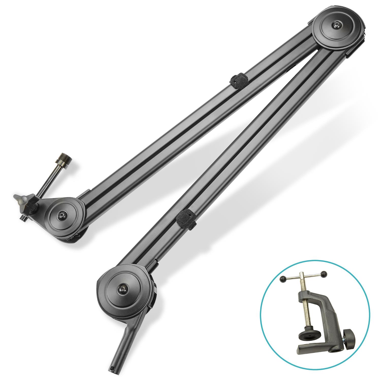 Knox Gear 38" Microphone Desktop Boom Arm (Black)