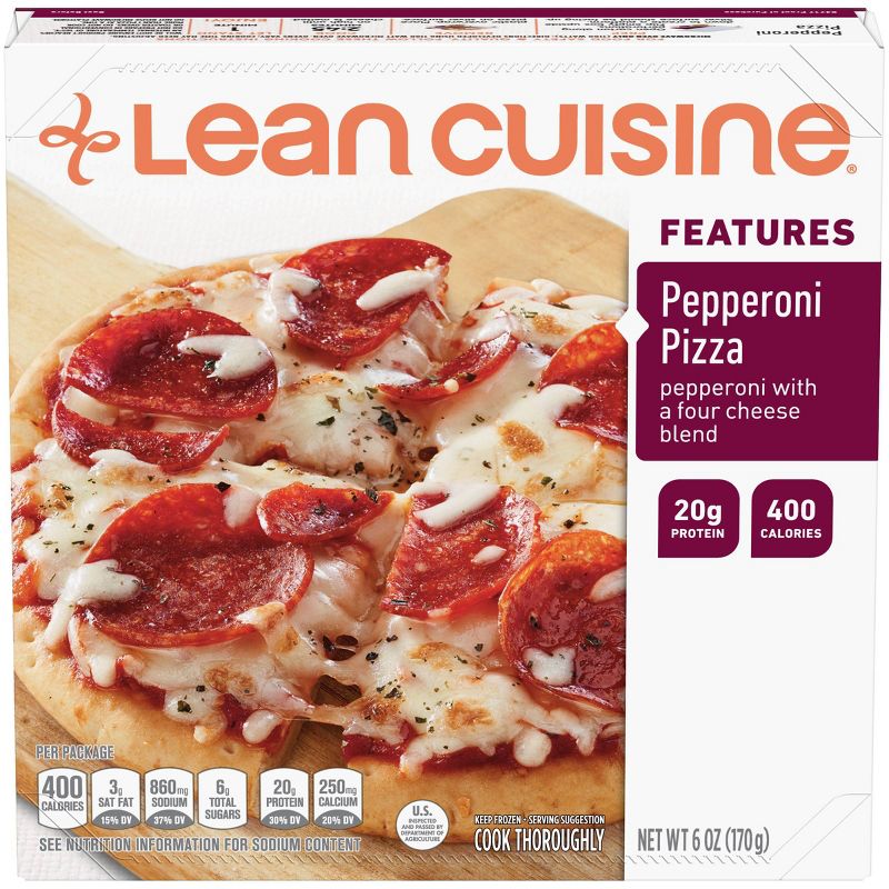 Lean Cuisine Casual Cuisine Traditional Pepperoni Frozen Pizza - 6oz