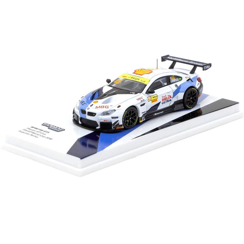 BMW M6 GT3 #42 Augusto Farfus "Shell Helix Ultra" FIA GT World Cup Macau (2019) 1/64 Diecast Model Car by Tarmac Works