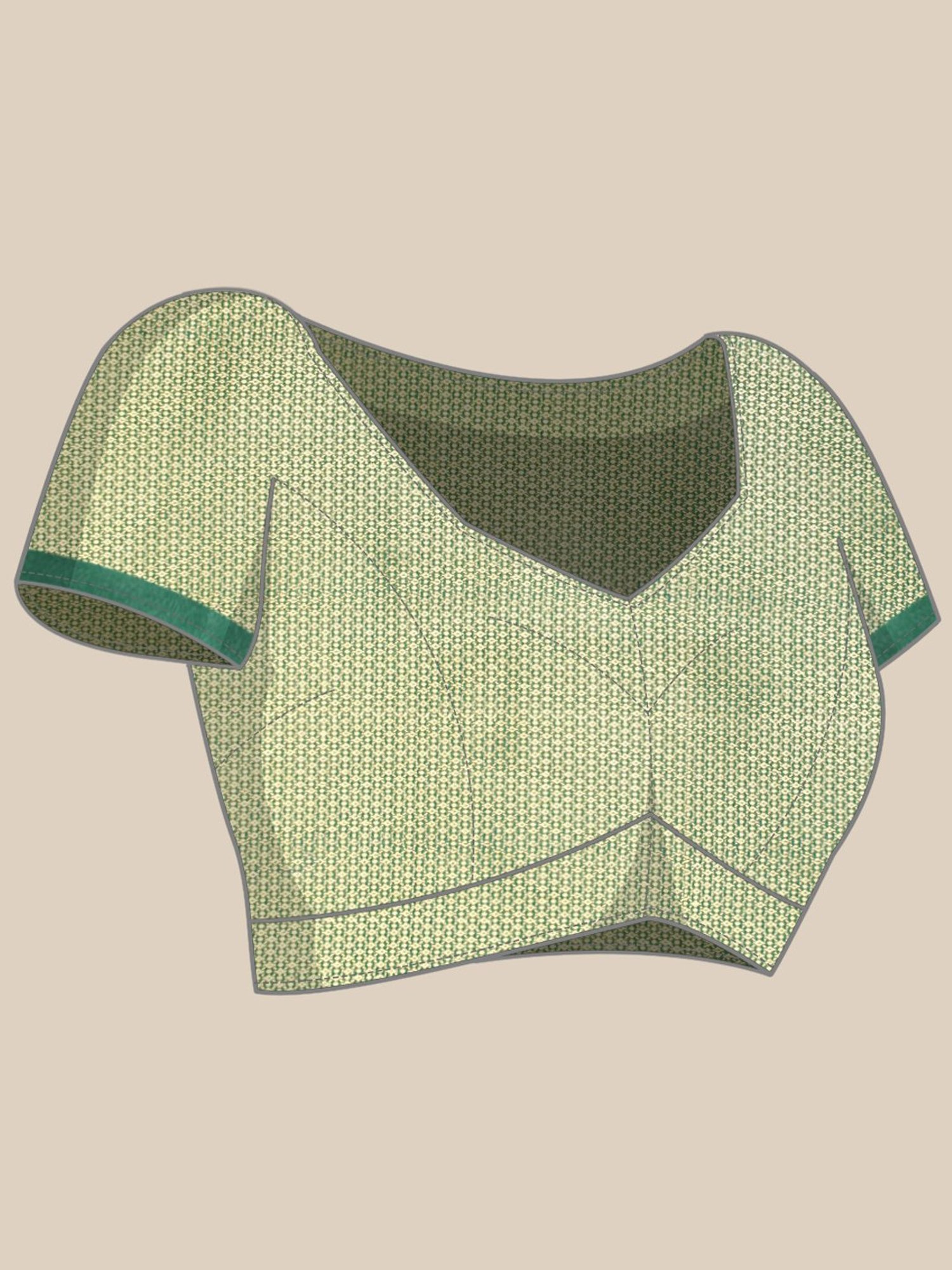 Banarasi Silk Works Green Silk Woven Saree With Unstitched Blouse