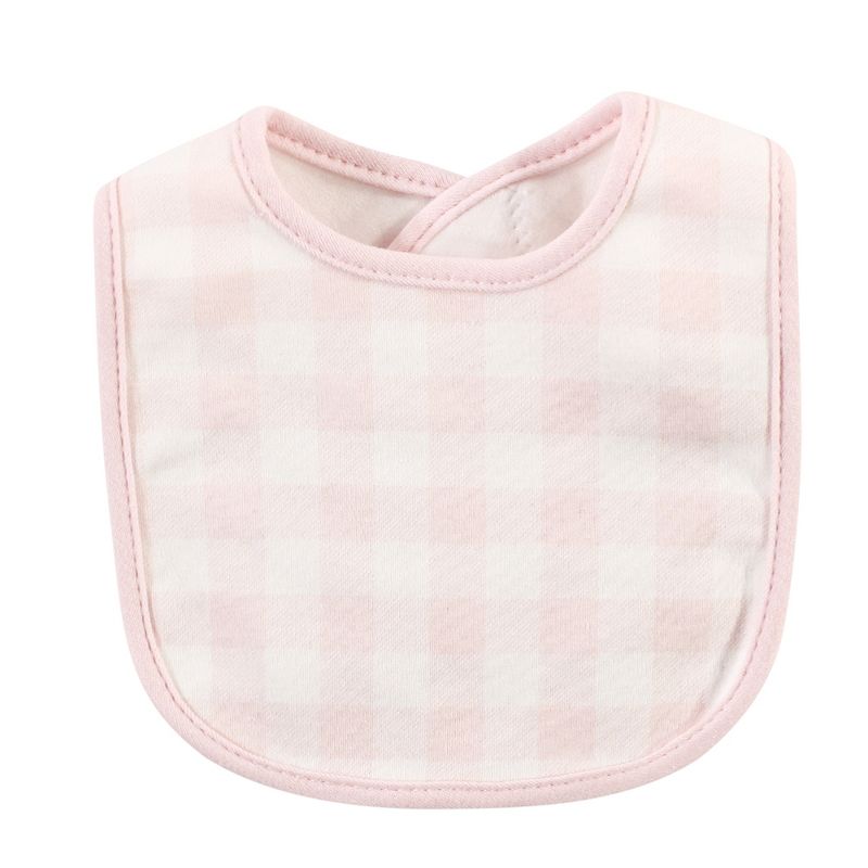 Hudson Baby Infant Girl Cotton Bibs, Enchanted Forest, One Size