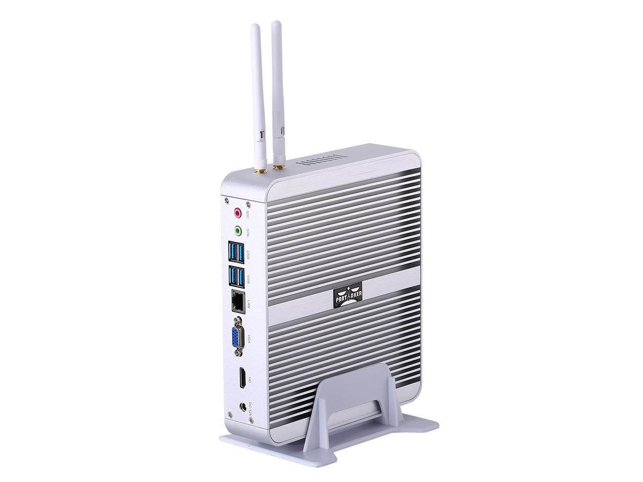 Fanless Mini PC Intel Core i3 8145U Mini Computer 2*DDR4 mSATA M.2 NVMe WIN10 Mini PC Windows10 with HD VGA USB 16GB Ram 512GB SSD