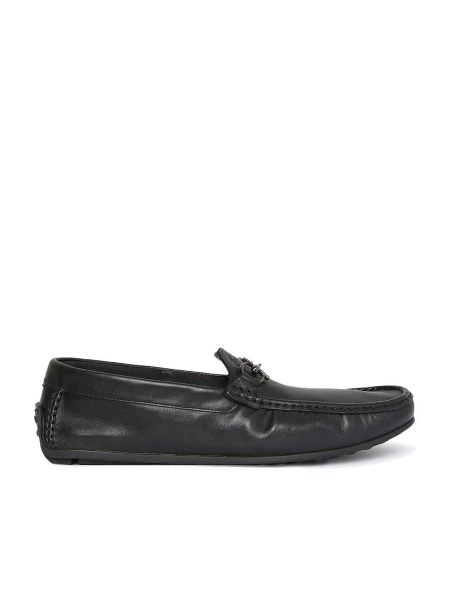 Gabicci Men's Harrow G Pitch Black Casual Loafers