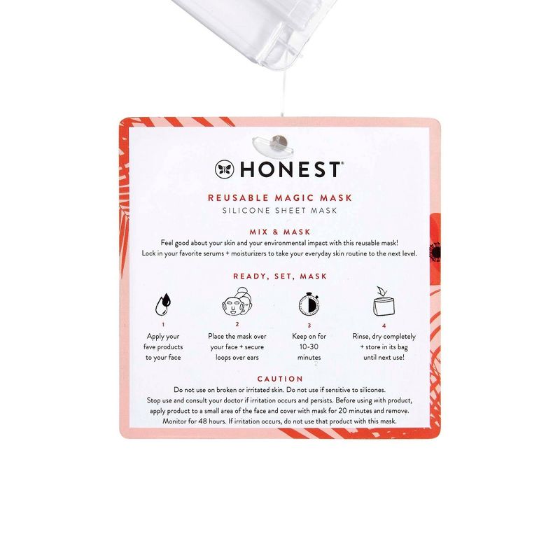Honest Beauty Reusable Magic Silicone Sheet Mask