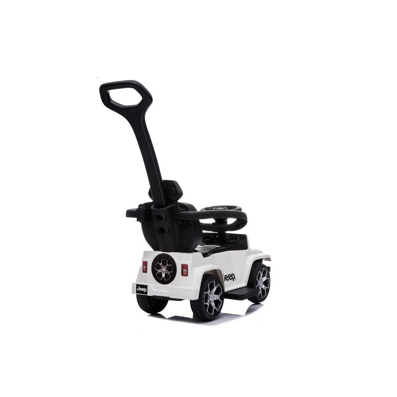Best Ride on Cars Jeep Rubicon 3 in 1 Push Car Ride-On - White