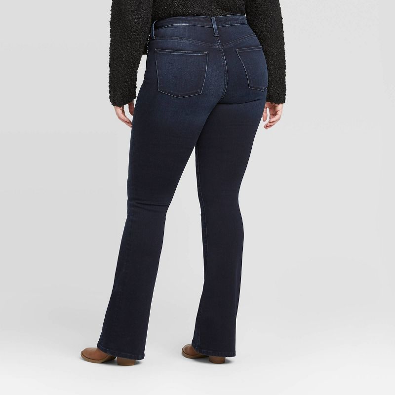 Sail Blue Wide Leg Pocketed High Waist Jeans