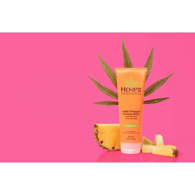 Hempz Herbal Body Wash Sweet Pineapple Honey Melon - 8.5 fl oz