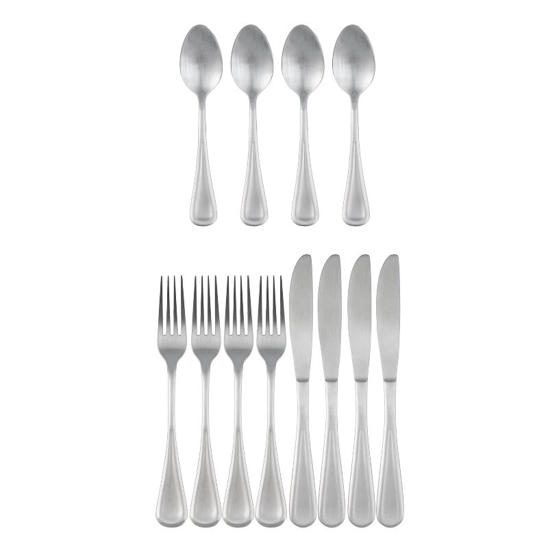 13pc Stainless Steel Olisa Satin Silverware Set - Cambridge Silversmiths