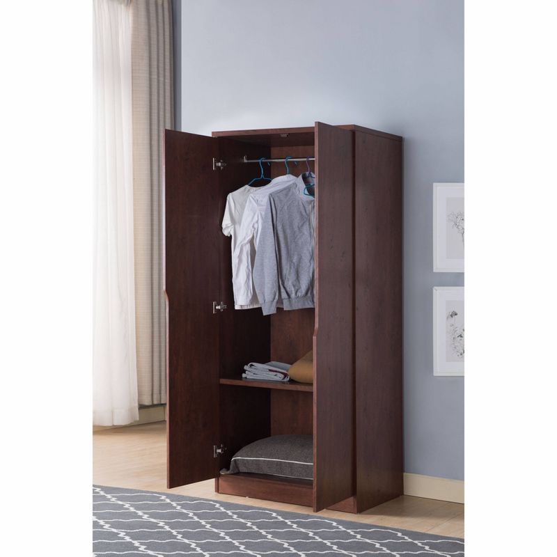 Set of 2 Mulberry Open 2 Sectional Closet Blue - Manhattan Comfort