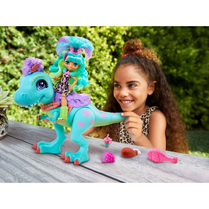 Cave Club Rockelle Doll & Tyrasaurus Dinosaur Playset