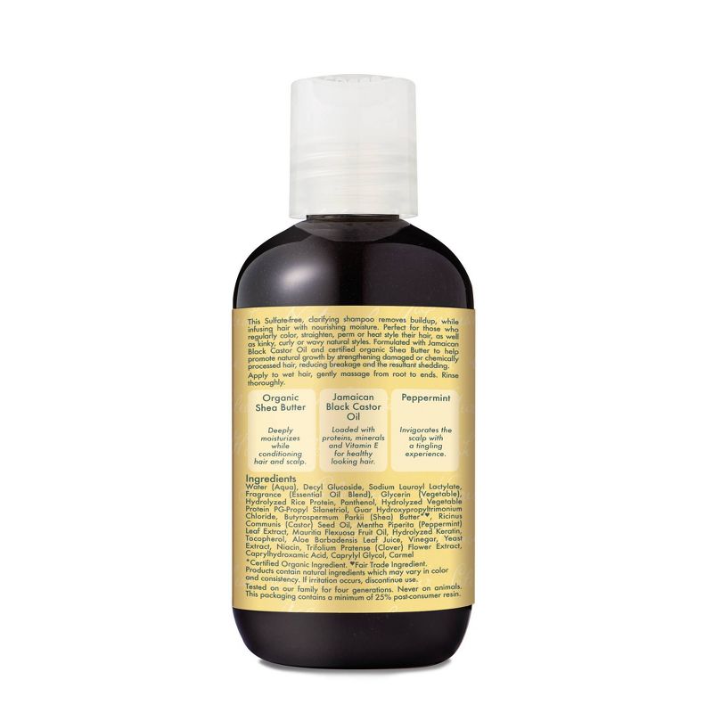 SheaMoisture Jamaican Black Castor Oil Strengthen & Restore Shampoo Travel Size - 3.2 fl oz