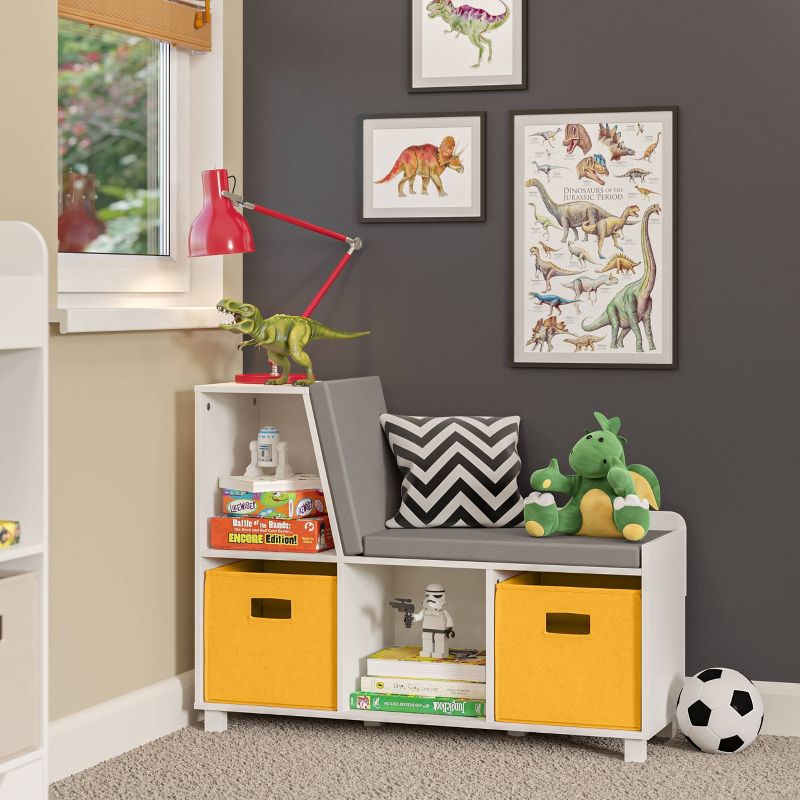 Book Nook Kids' Storage Bench with Cubbies - RiverRidge