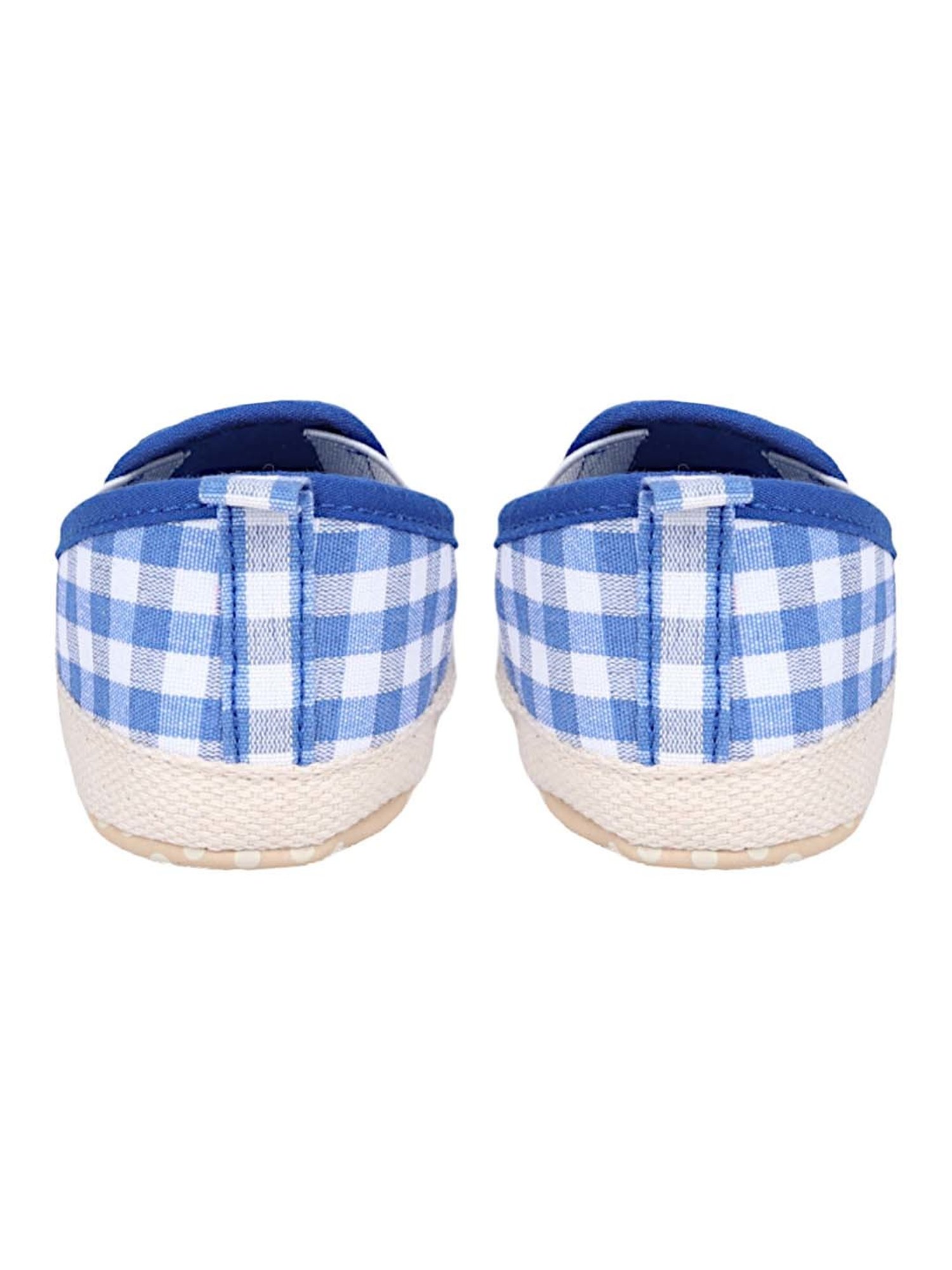 Baby Moo Kids Brown & White Velcro Shoes