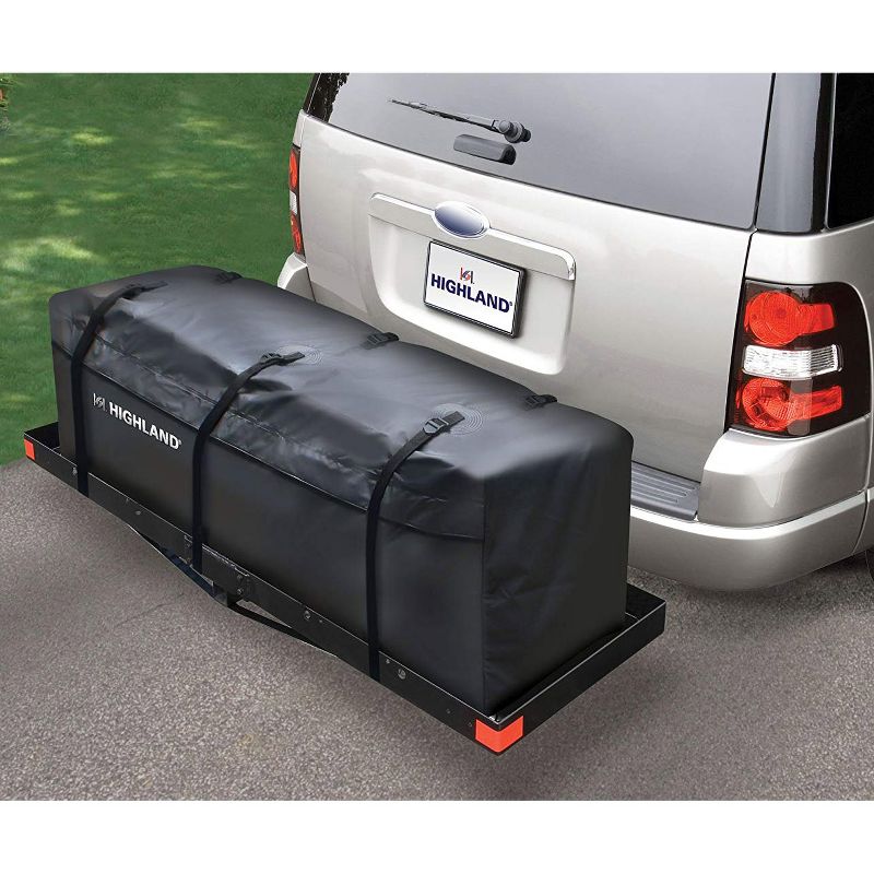 Highland 1041700 54 x 20 x 21-Inch Rainproof Cargo Bag for Storage Space for Cars, Trucks, Jeeps or SUVs, Black