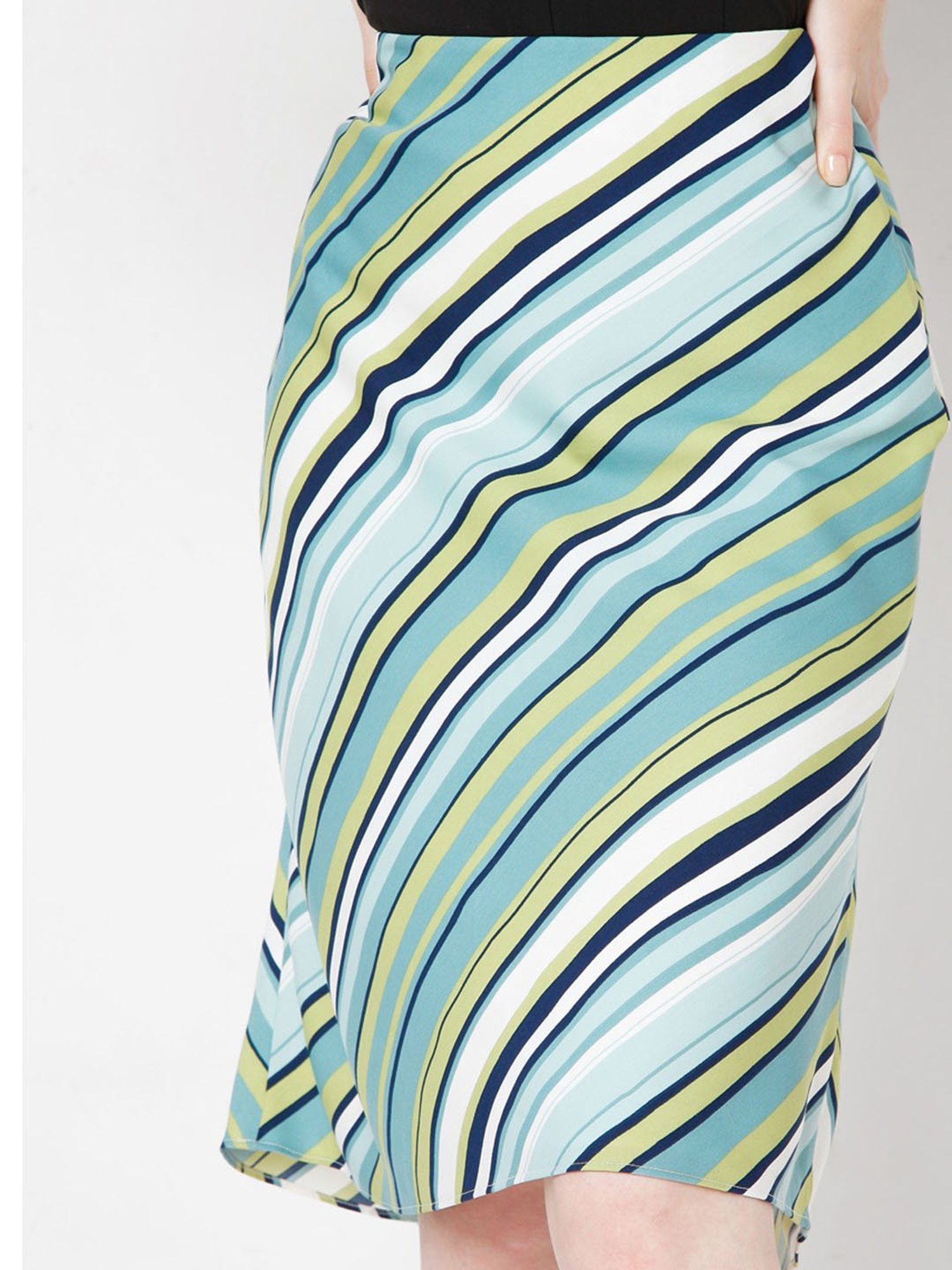 Vero Moda Multicolor Striped Skirt