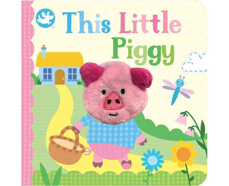 This Little Piggy Finger Puppet Book - by Cottage Door (Hardcover)
