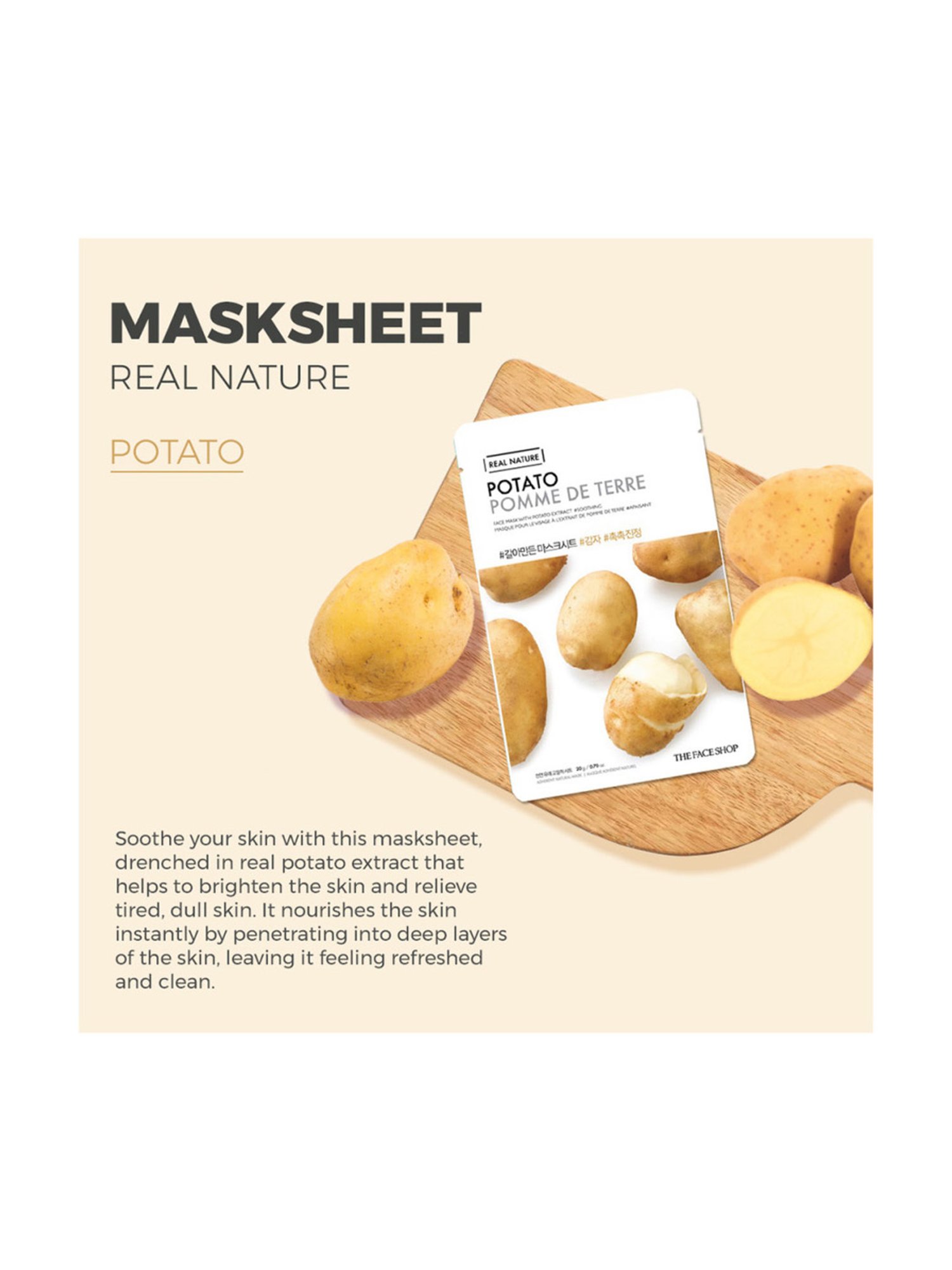 The Face Shop Real Nature Glowing Bride Masksheet Combo Set of 10