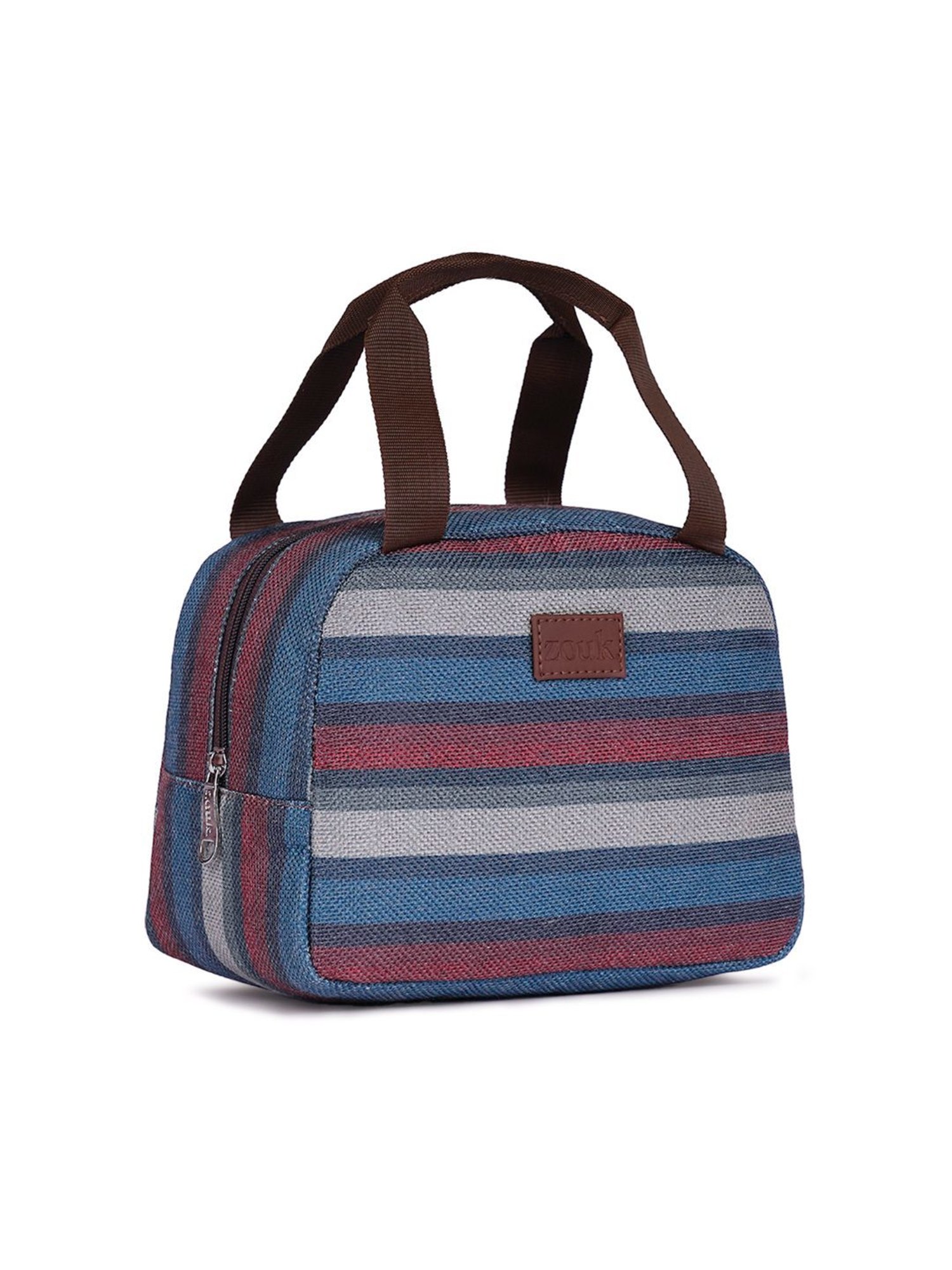 ZOUK Multicolor Striped Lunch Bag