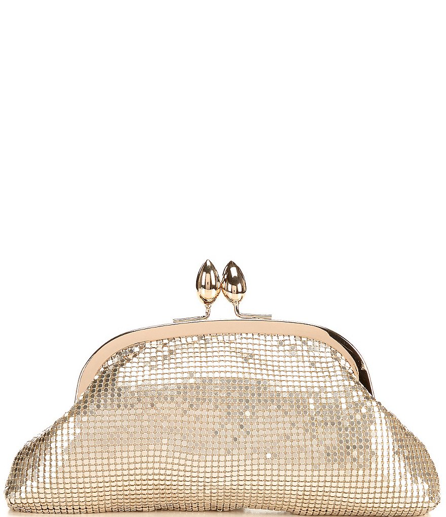 Kate Landry Satin Buckle Clutch Bag