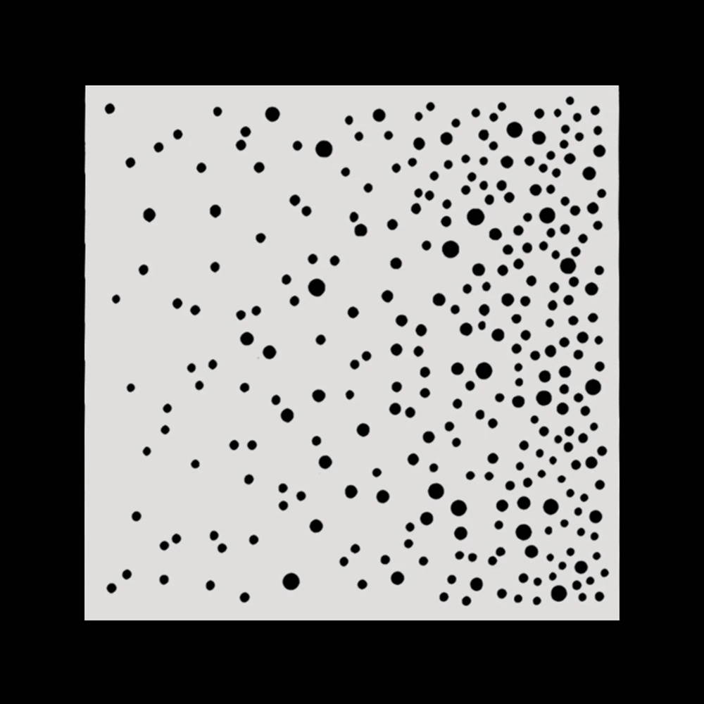 Falling Snow Stencil for painting Embossing Paper Card Christmas Scrapbooking Photo Album Decor Making Drawing Sheet Wholesale