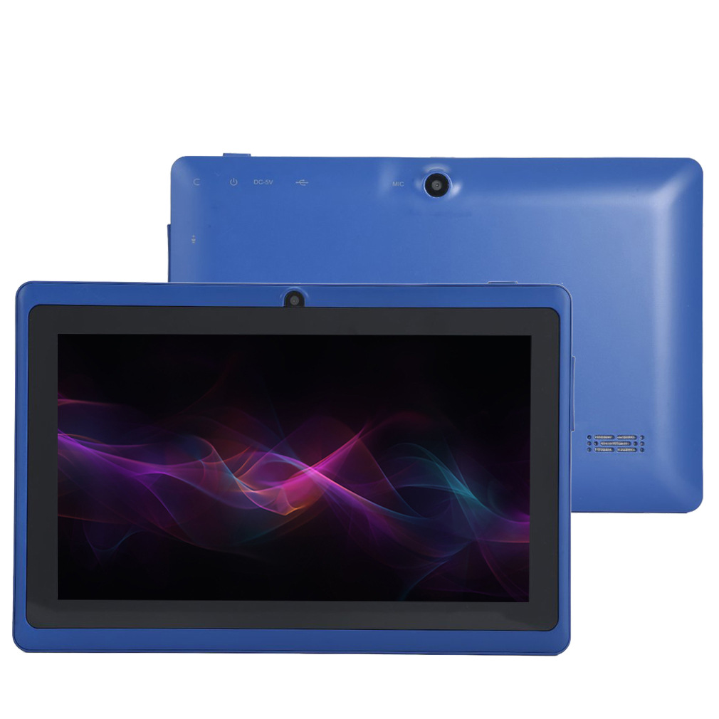 Mini Tablet 7 Inch 8GB WIFI 1.3GHz 7 Inch 5-7 hours Tablet Blue TABLET-QT-7-U