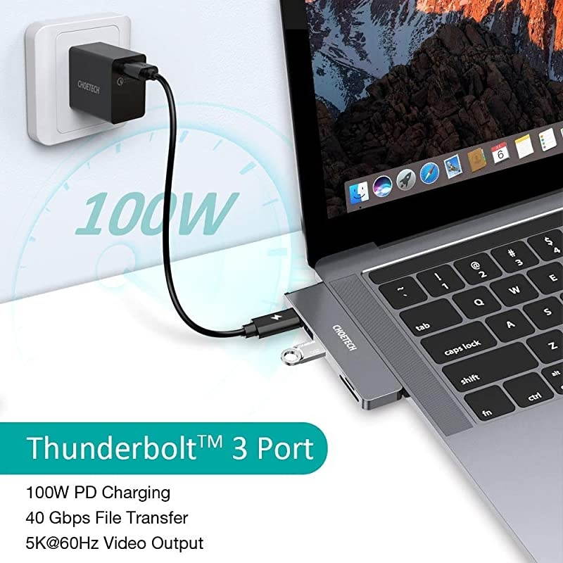 MacBook Pro USB Adapter  7in1 MacBook Pro Adapters with 4K HDMI 2 USB 30 100W USB C Power Delivery Micro SDSD Card Reader for MacBook Pro 2020201920182017 MacBook Air 20202019