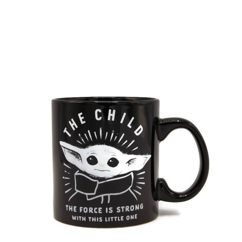 Star Wars Mandalorian 14oz Ceramic Baby Yoda The Force Is Strong Mug