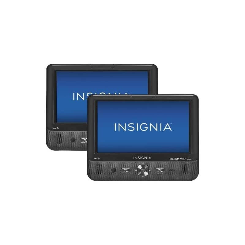 9" Dual Screen Dual Disc Portable DVD Players