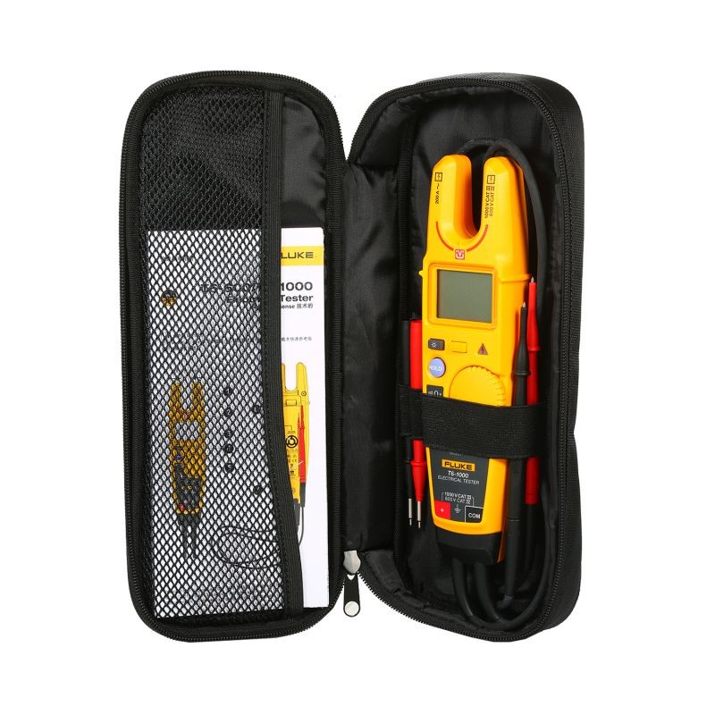FLUKE T6-1000 NCV Clamp Meter Digital Multimeter Clamp Multimeter Universal Meter Clamp True-RMS Electrical Tester Ammeter AC/DC Voltage Meters 200A AC Current Clamp Meter 1000V DC/AC Voltage 2000O