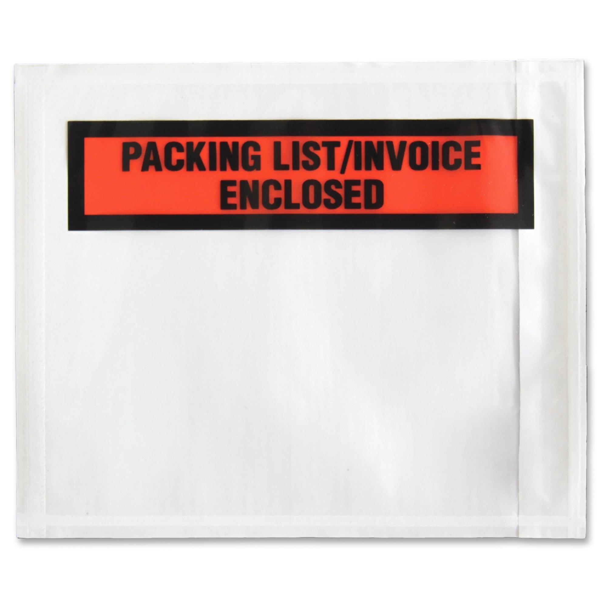 Sparco Pre-Labeled Waterproof Packing Envelopes